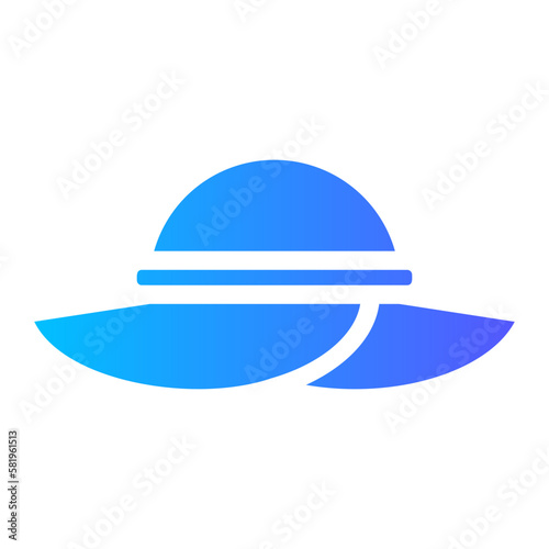 sun hat icon 