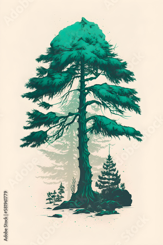 trees nature illustrations