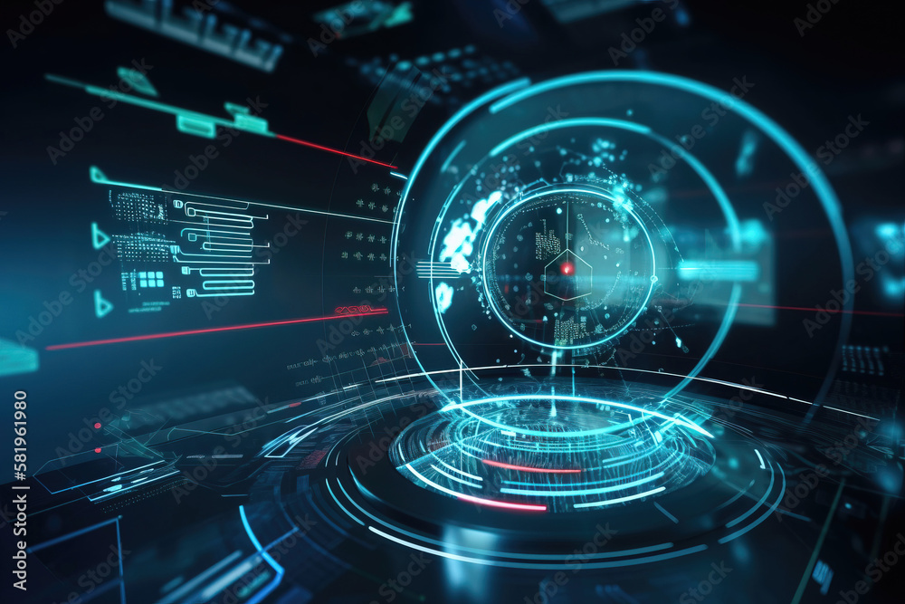 Big data technology concept. Generative Ai Big data technology concept. Generative Ai