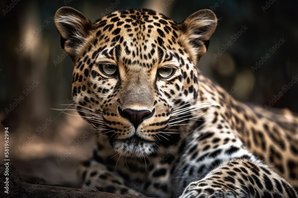 Picture of a Leopard. Generative AI Picture of a Leopard. Generative AI