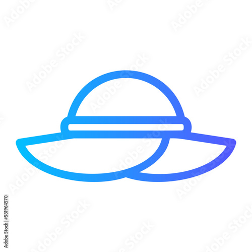 sun hat icon 