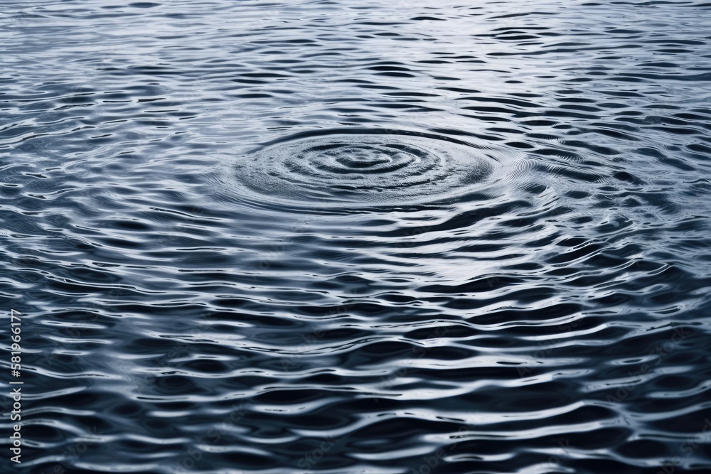 The water's surface was rippling. Generative AI The water's surface was rippling. Generative AI