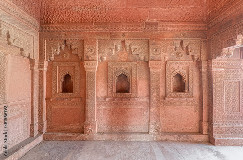 Room at the temple of Panch Mahal historical place in Uttar Pradesh India