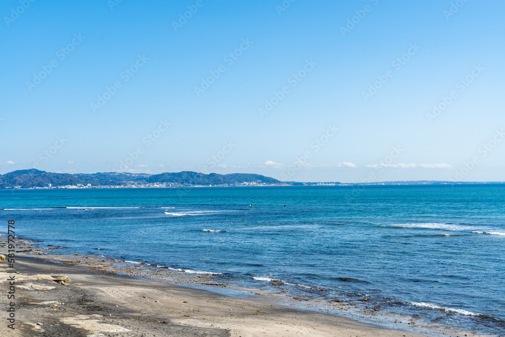 神奈川県　湘南海岸の風景