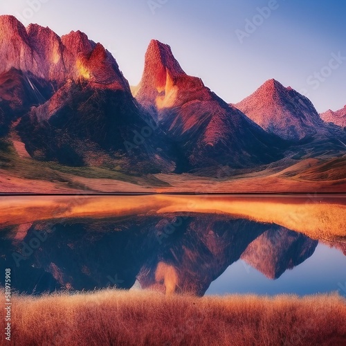 Beautiful realistic highly detailed Wonderous Landscape That Inspires Wanderlust with depth k quality © Dan