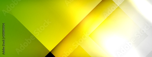 Light and shadow squares and lines abstract background