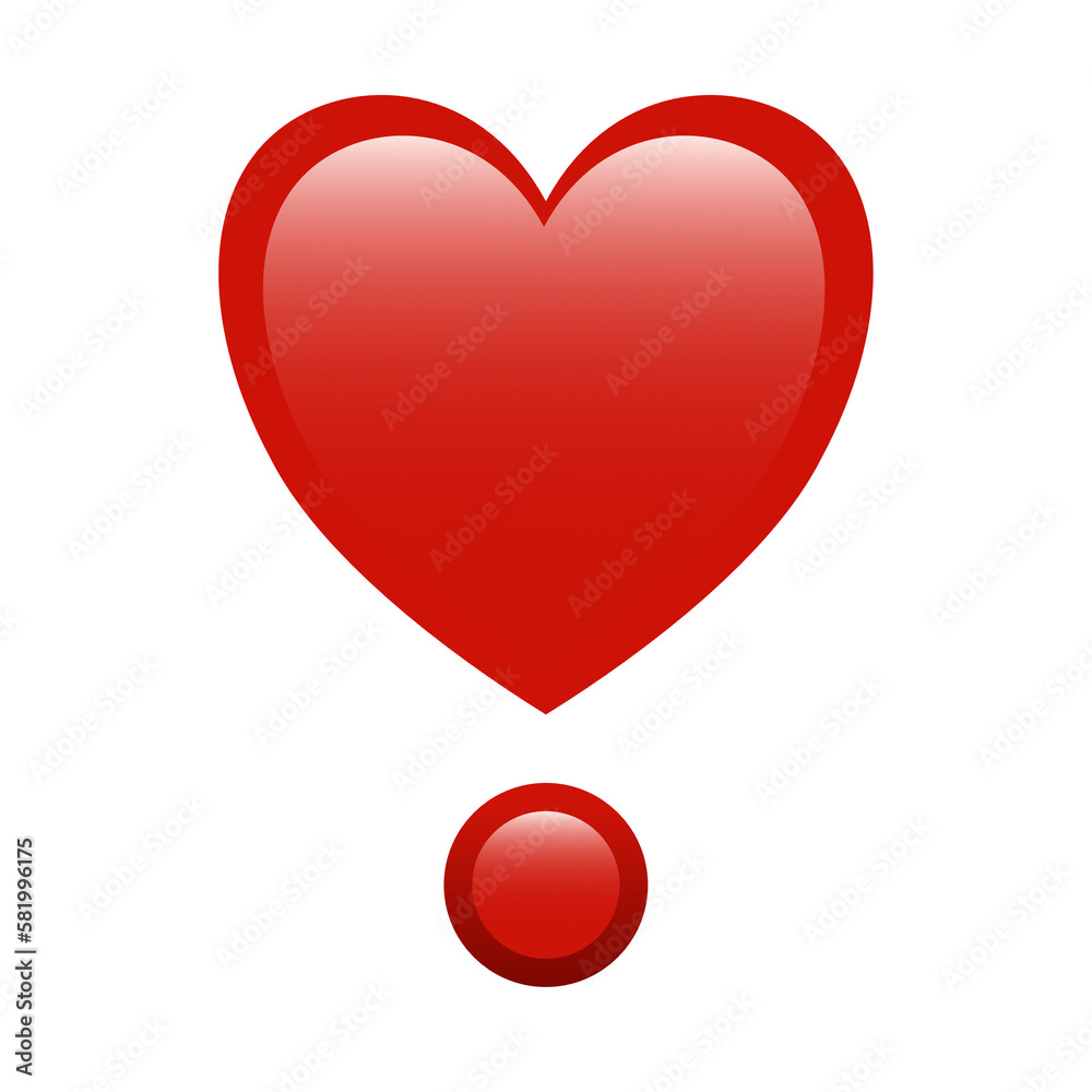 Fototapeta premium heart emoji