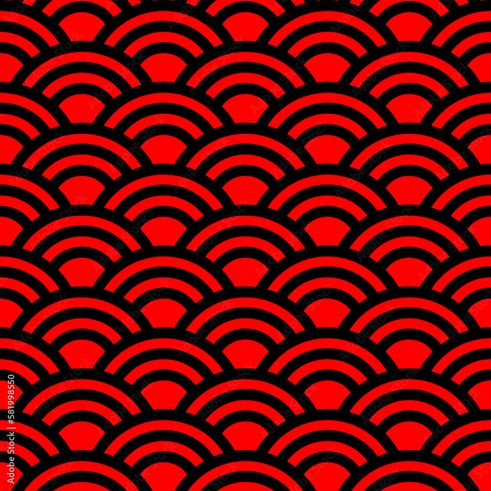 chinese new year red flake pattern seamless background chinese new year red flake pattern seamless background