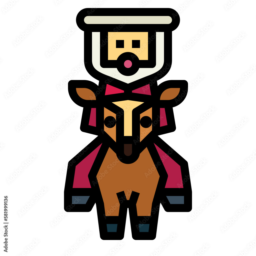 deer filled outline icon style deer filled outline icon style