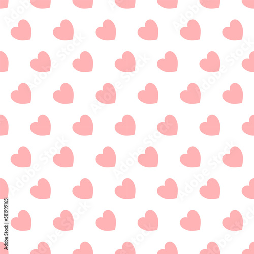 pink heart seamless background
