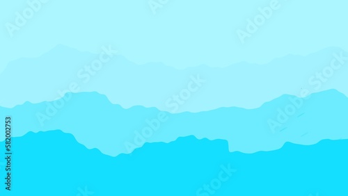 Abstract gradient blue background image 