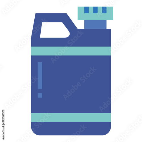 bottle flat icon style