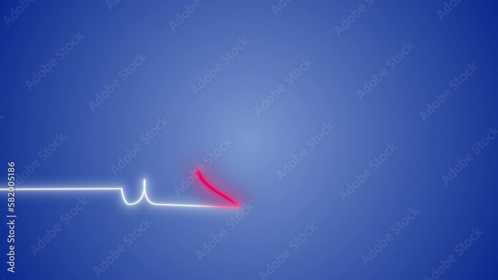 Medical background with a heartbeat line and red heart Medical background with a heartbeat line and red heart