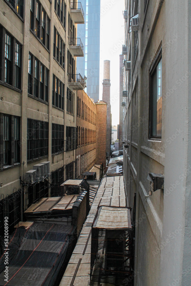 alley in the city