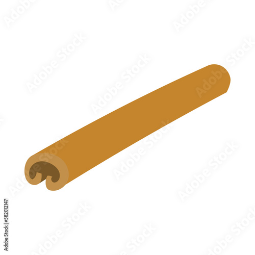 カシア（シナニッケイ）。フラットなベクターイラスト。
Cassia. Flat designed vector illustration.