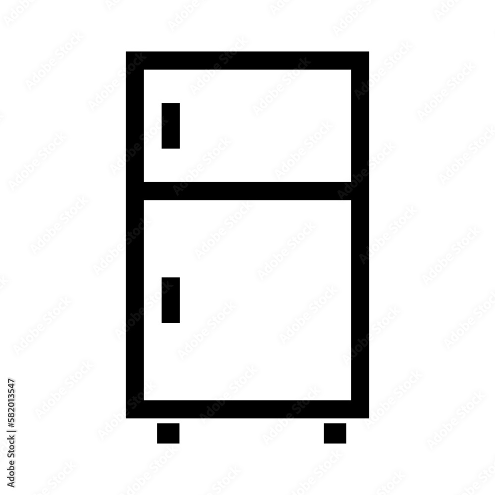 Refrigerator icon. Fridge symbol. Vector. Refrigerator icon. Fridge symbol. Vector.
