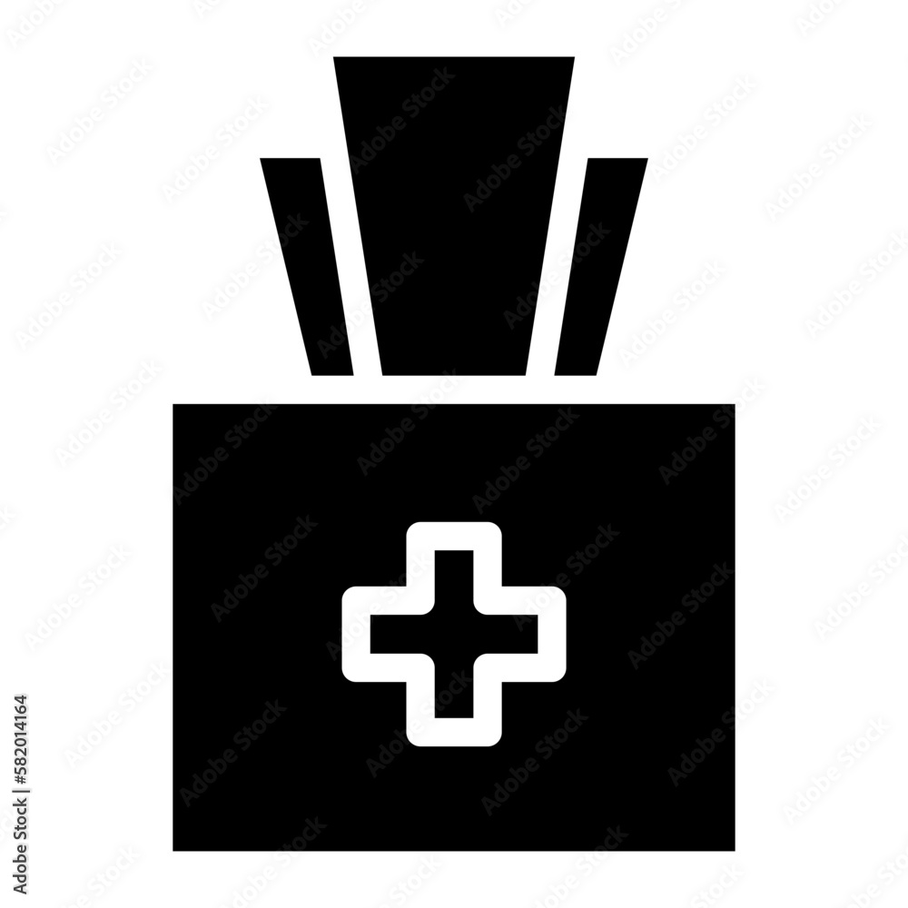 Obraz premium tissue glyph 