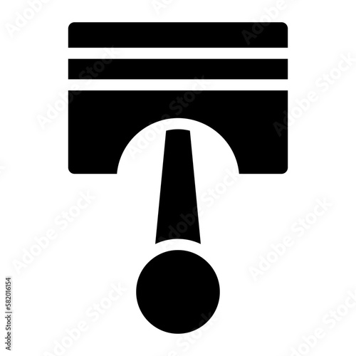 car parts glyph 