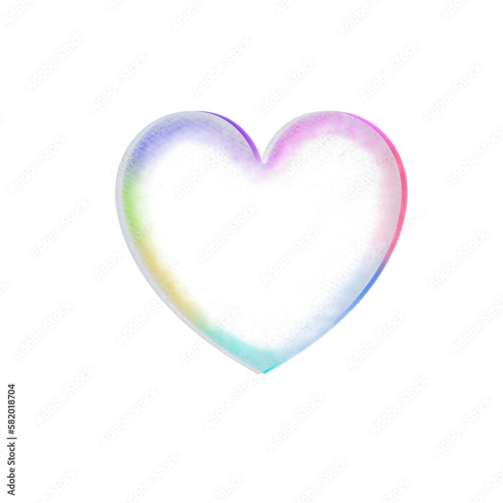 Beauty Shape Heart Ballon Illustration Transparant 