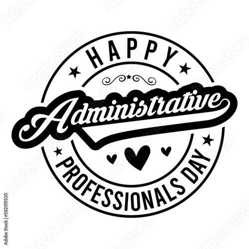Happy administrative professionals day svg