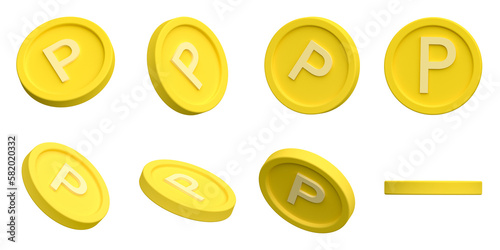 3d coin icon