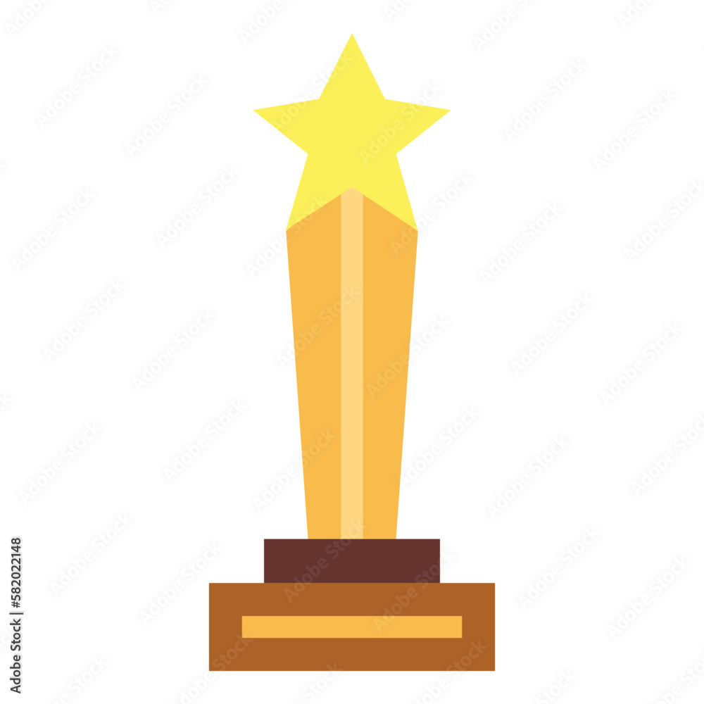 award flat icon style award flat icon style