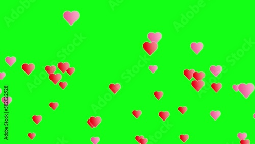 Wallpaper Mural love animation looks beautiful, suitable for advertising, templates, editing, content, video, romance, cinematic, movies, etc Torontodigital.ca