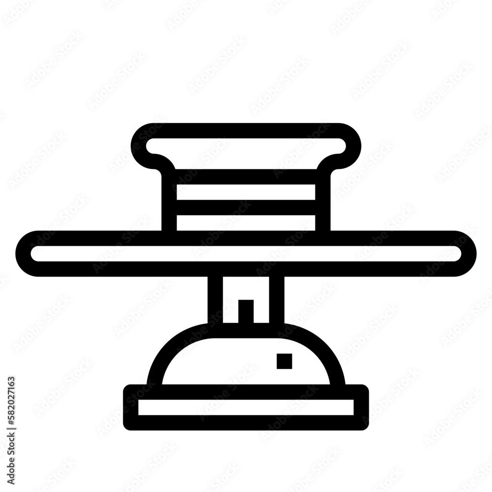 banding wheel line icon style