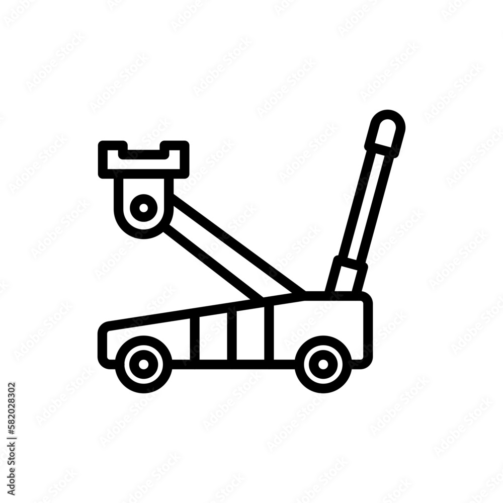 Hydraulic Jack icon in vector. illustration Hydraulic Jack icon in vector. illustration