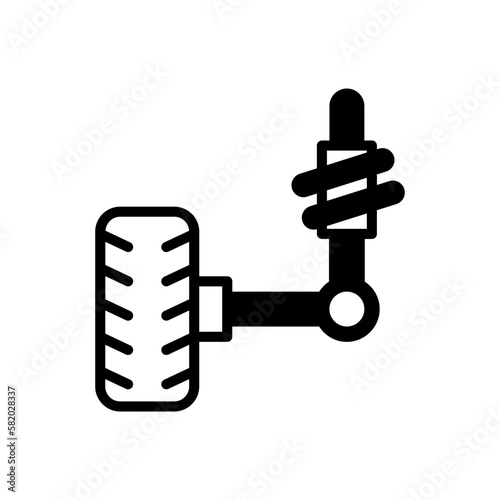 Suspension icon in vector. illustration