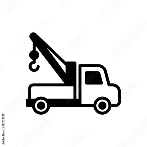 Tow Truck icon in vector. illustration