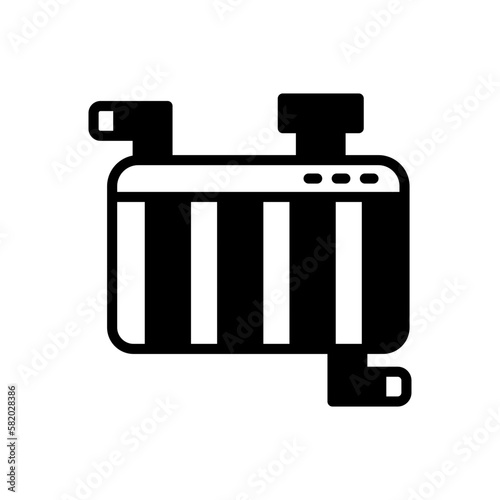 Radiator icon in vector. illustration