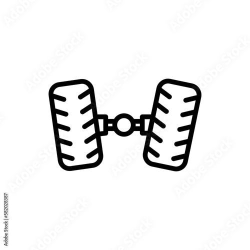 Wheel Alignment icon in vector. illustration