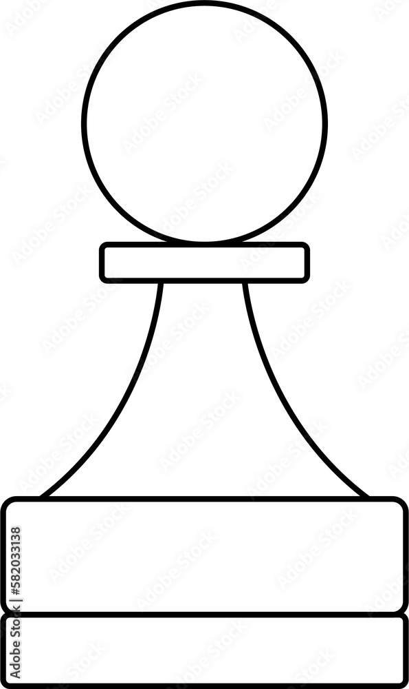 pawn vector icon pawn vector icon