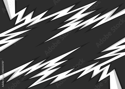 Abstract background with reflective spike line pattern