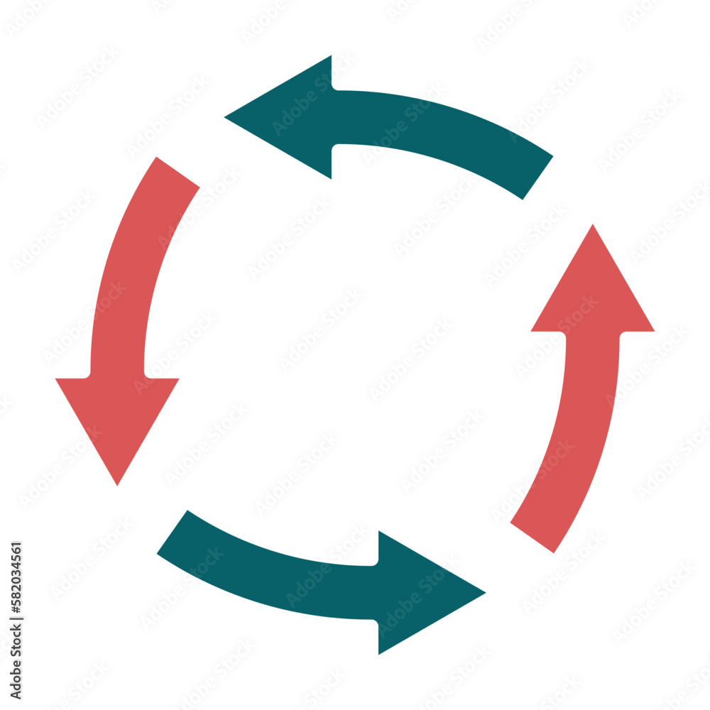 Vector Design Rotation Icon Style