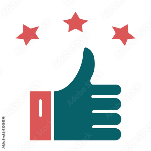 Vector Design Satisfaction Icon Style