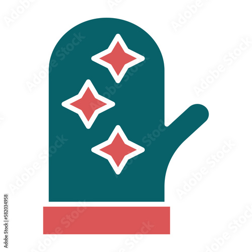 Vector Design Oven Mitt Icon Style