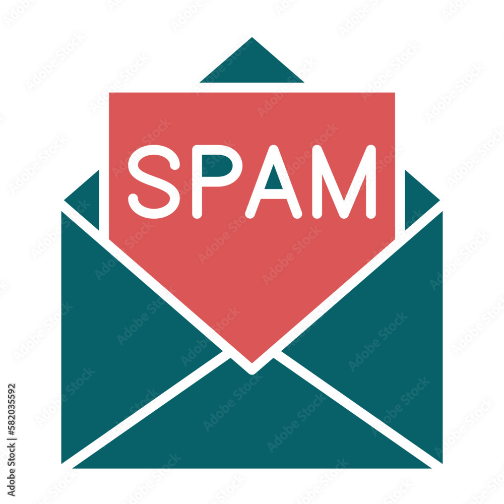 Obraz premium Vector Design Spam Icon Style