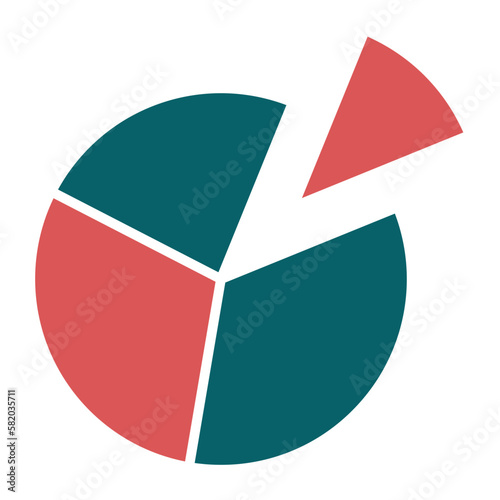 Free Download Vector Design Pie Chart Icon Style - GFXLoad