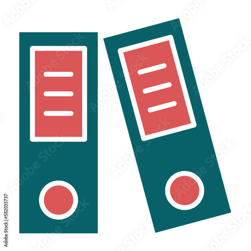 Vector Design Binders Icon Style