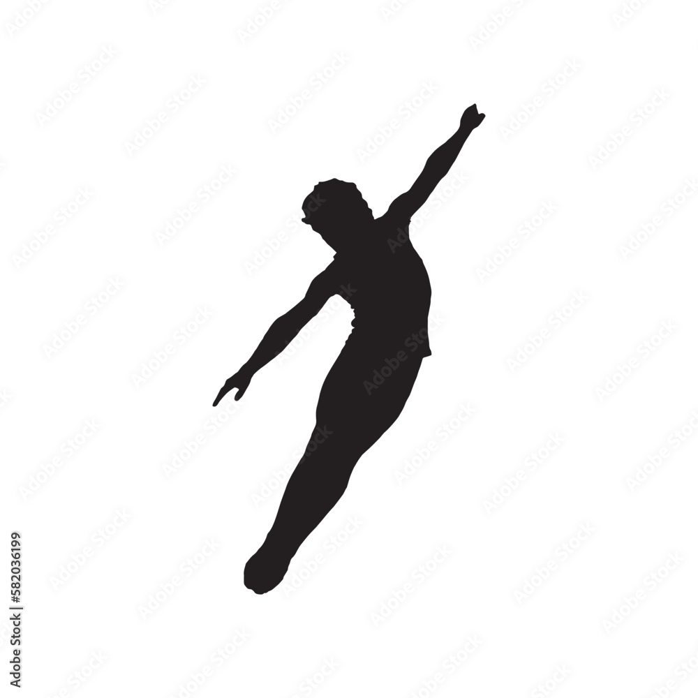 silhouette pack of dancer silhouettes