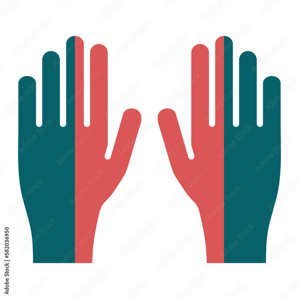 Obraz premium Vector Design Gloves Icon Style