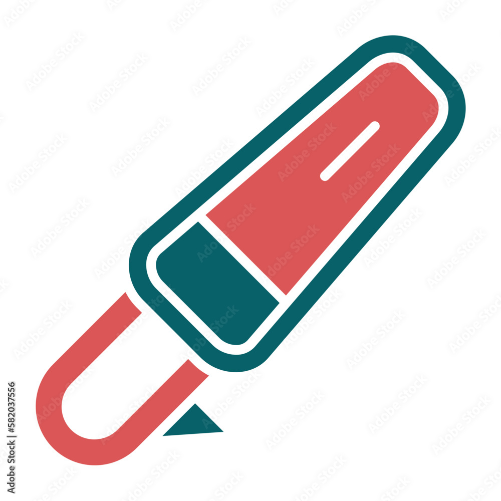 Vector Design Metal Detector Icon Style Vector Design Metal Detector Icon Style