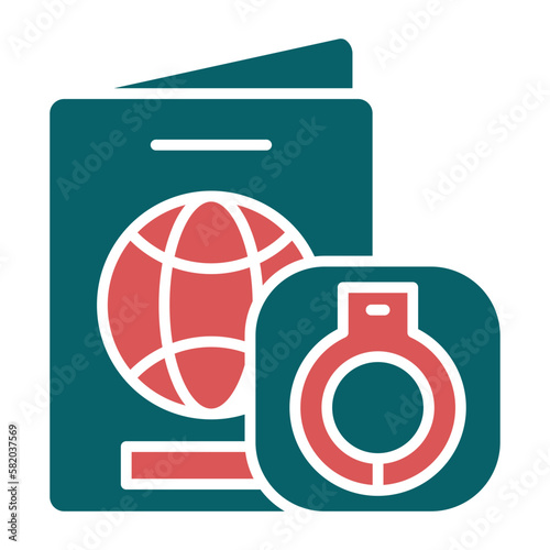 Vector Design Deported Icon Style