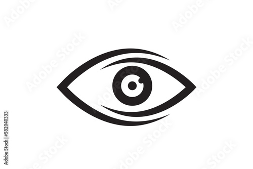 Eye logo design concept