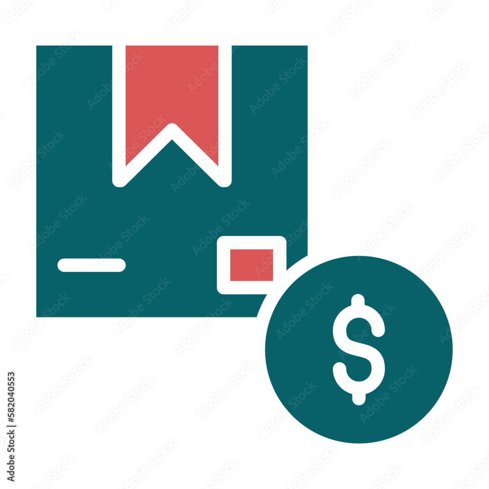 Vector Design Cash on Delivery Icon Style Vector Design Cash on Delivery Icon Style