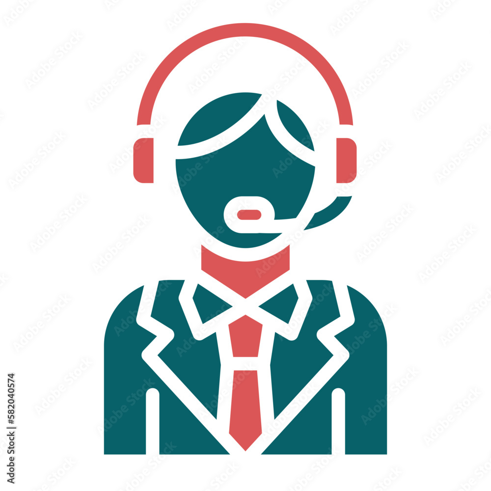 Vector Design Customer Service Icon Style