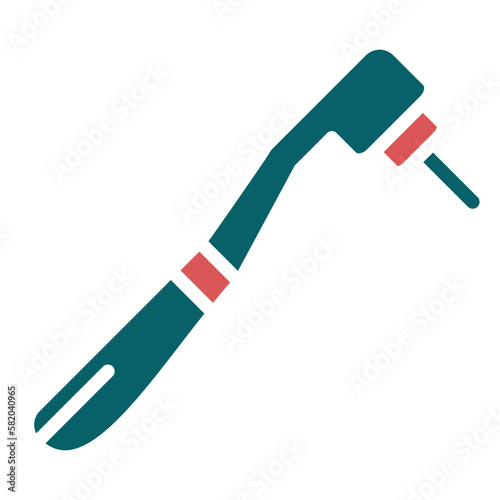 Vector Design Dental Drill Icon Style