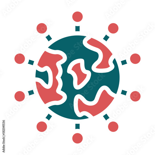 Vector Design Pandemic Icon Style